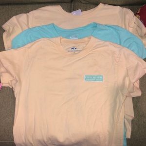 1 Fish hippie and 2 Guy Harvey T-shirt bundle